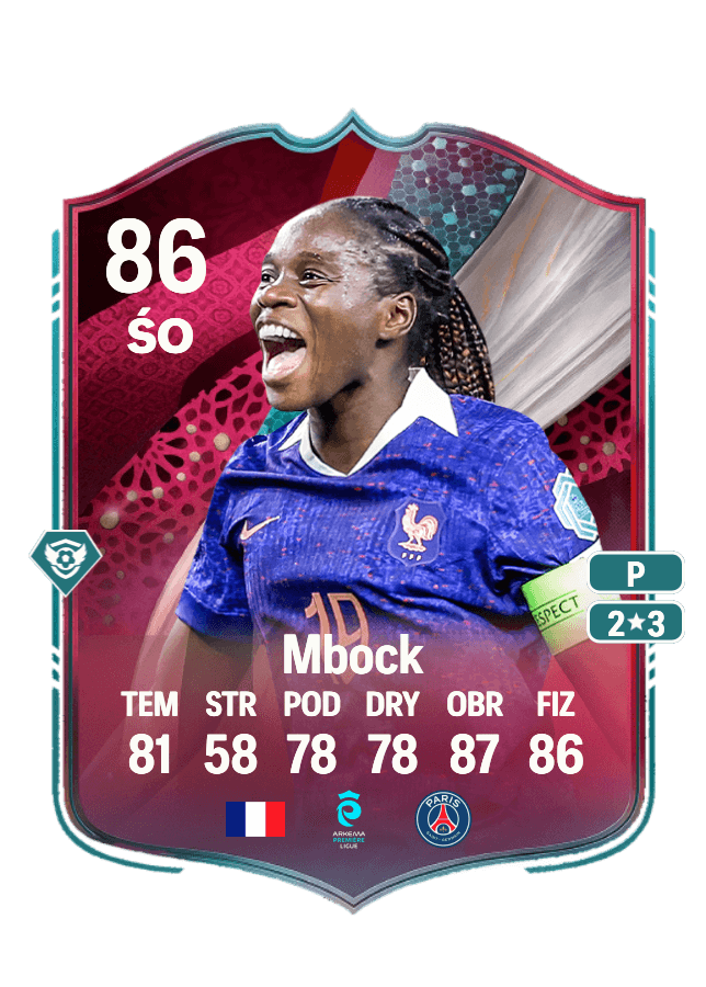 Griedge Mbock card