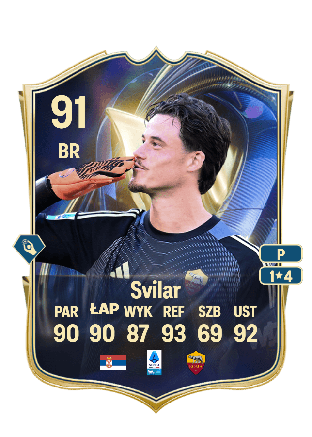 Mile Svilar card