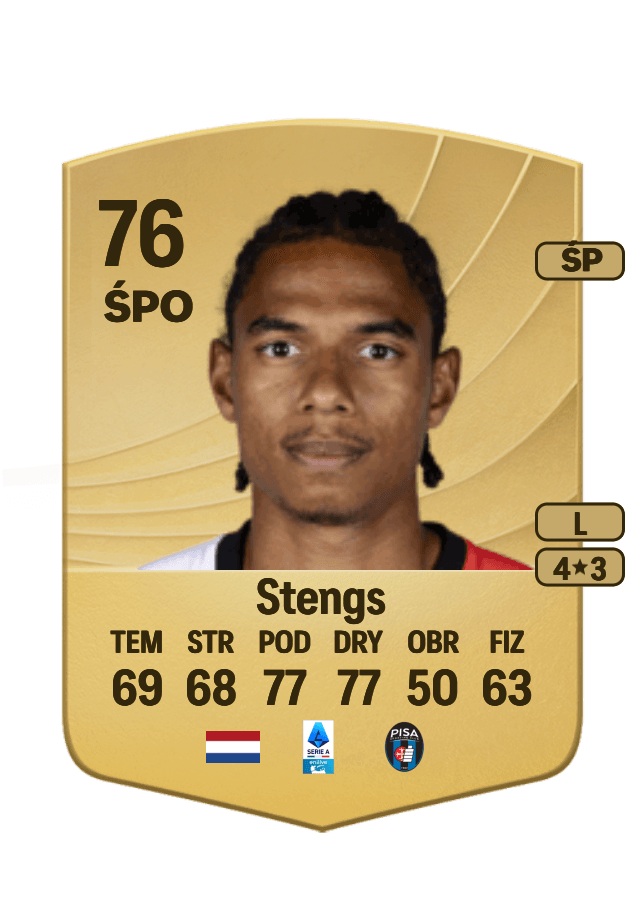 Calvin Stengs card