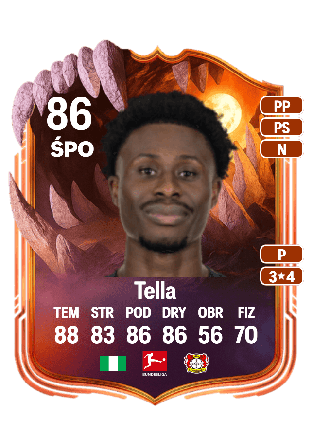 Nathan Tella card