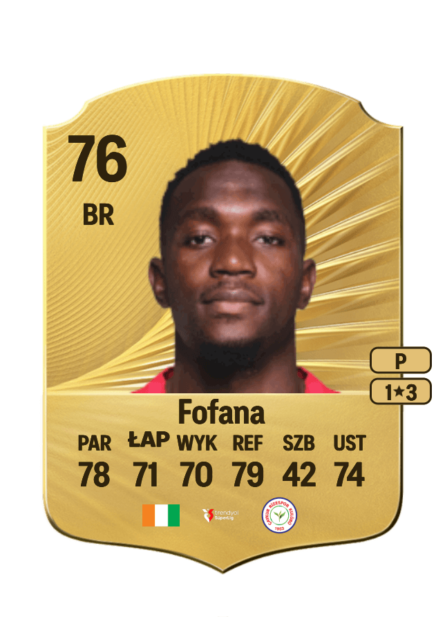 Yahia Fofana card