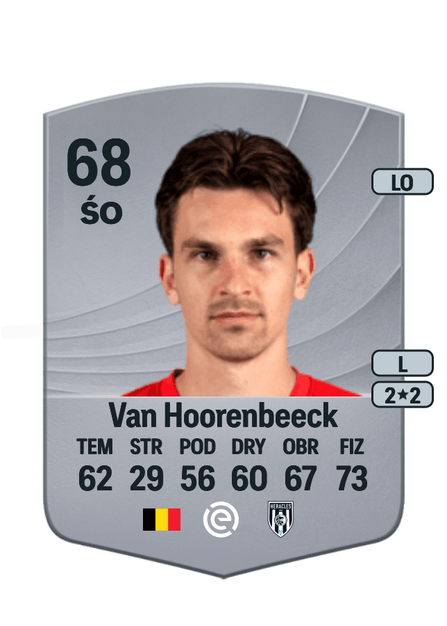 Alec Van Hoorenbeeck card