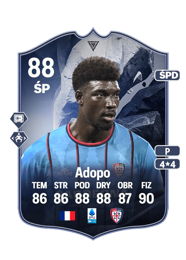 Michel Ndary Adopo card