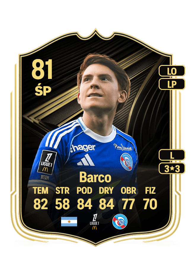 Valentín Barco card