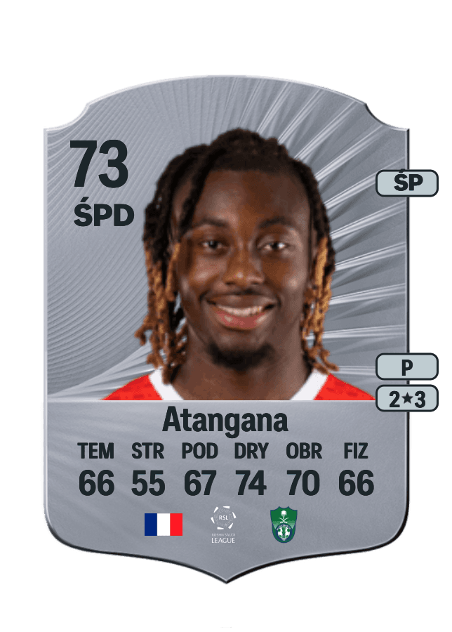 Valentin Atangana card