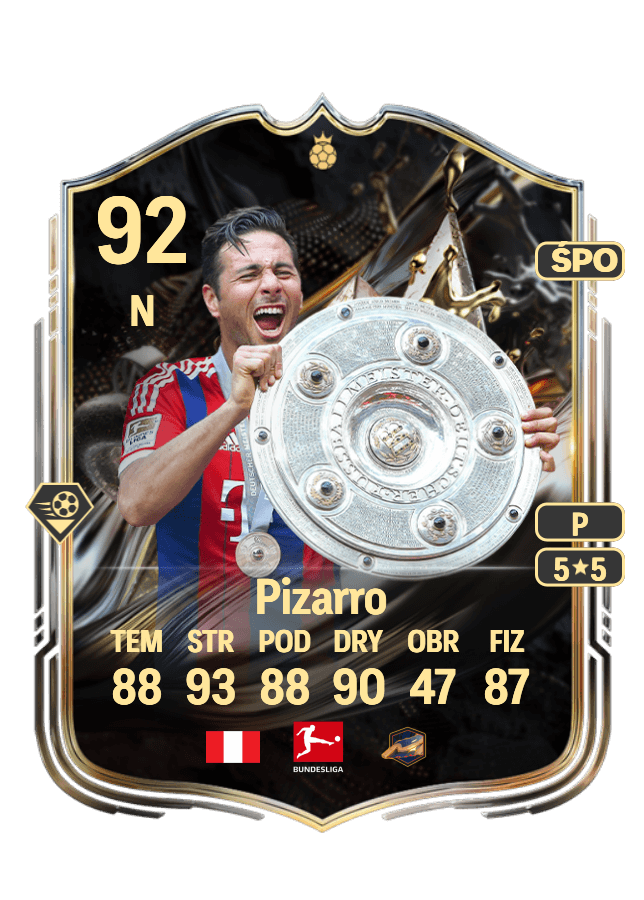 Claudio Pizarro card