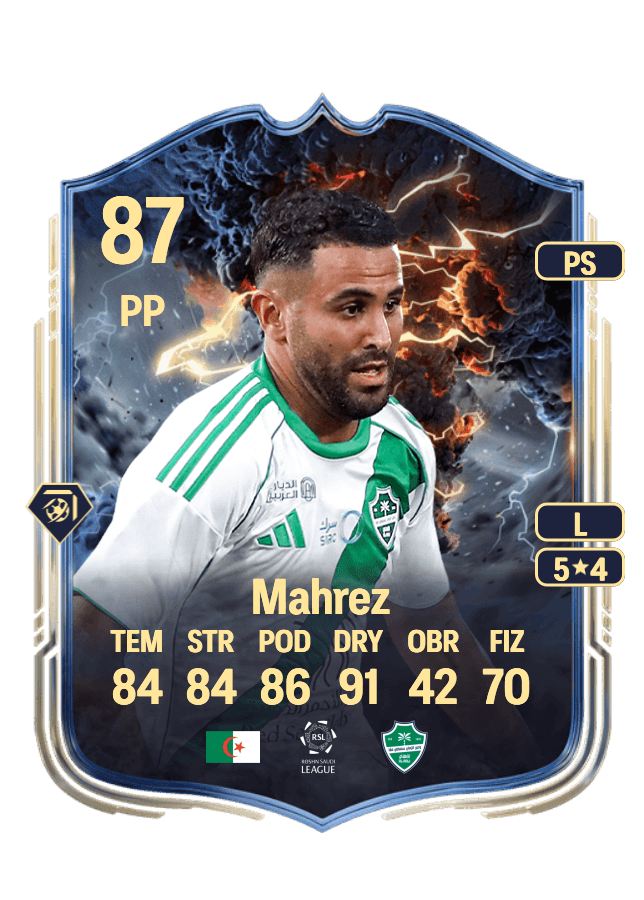 Riyad Mahrez card