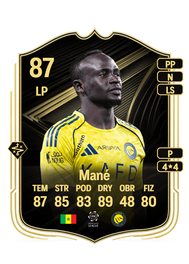 Sadio Mané card