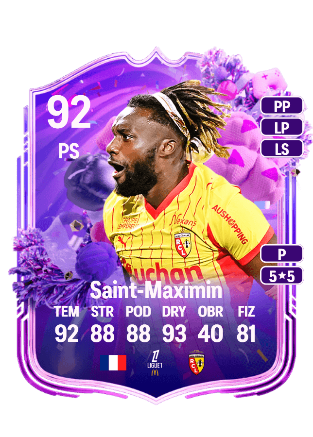 Allan Saint-Maximin card
