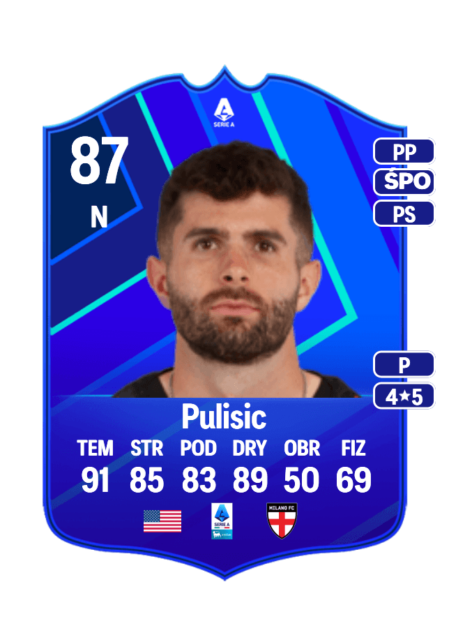 Christian Pulisic card