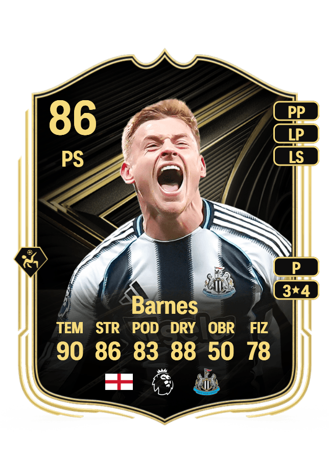 Harvey Barnes card