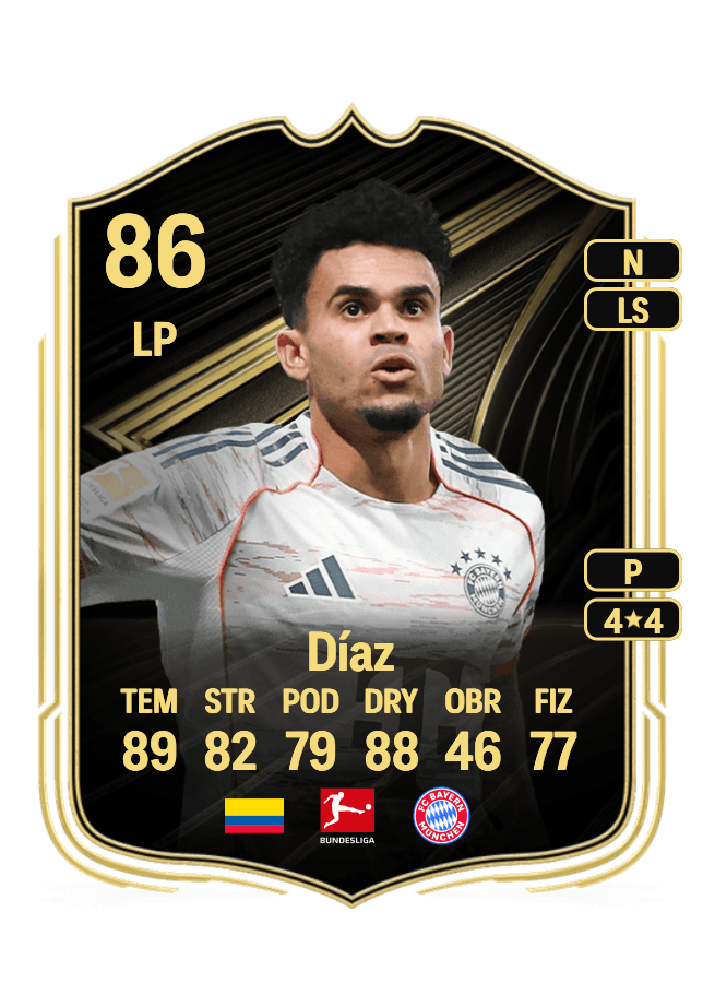 Luis Díaz card