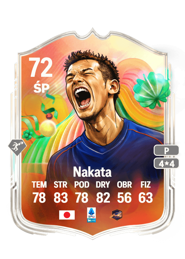 Hidetoshi Nakata card