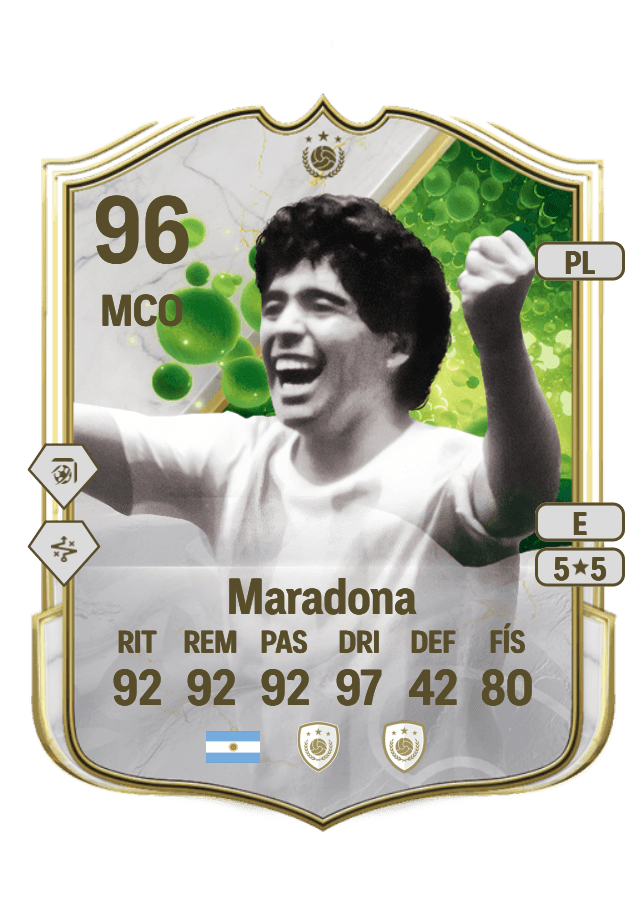 Diego Armando Maradona card