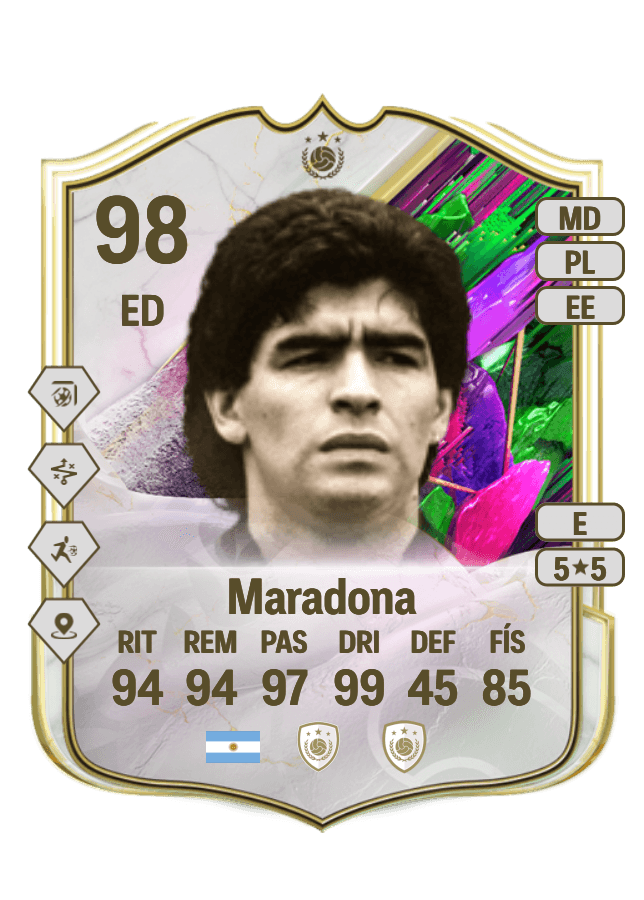 Diego Armando Maradona card