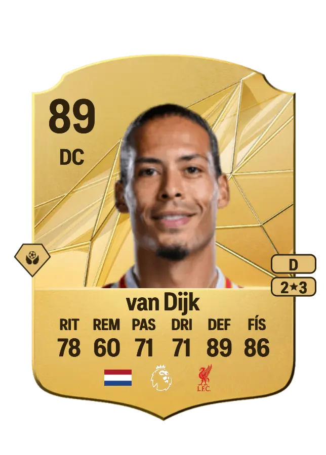 Virgil van Dijk card