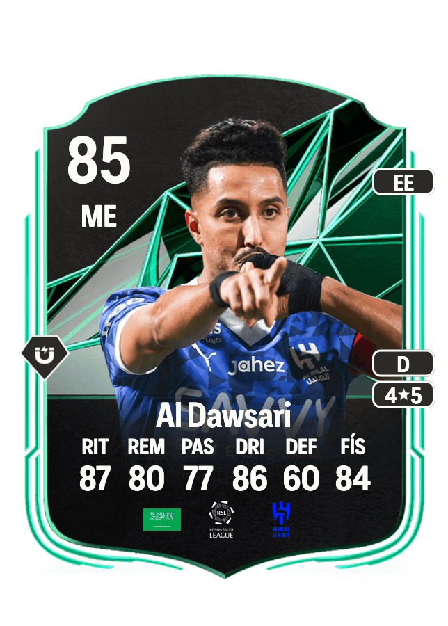 Salem Al Dawsari card