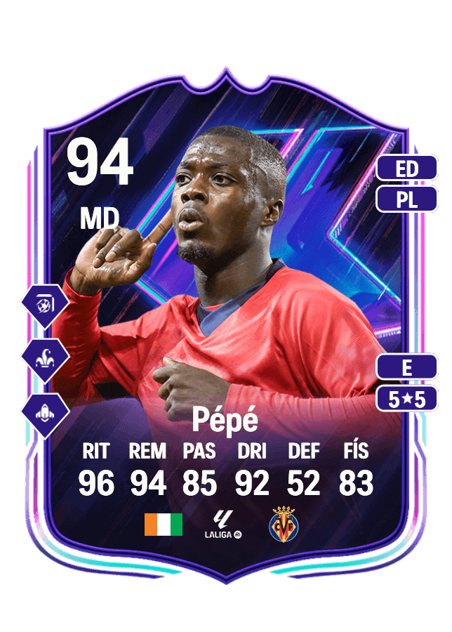 Nicolas Pépé card