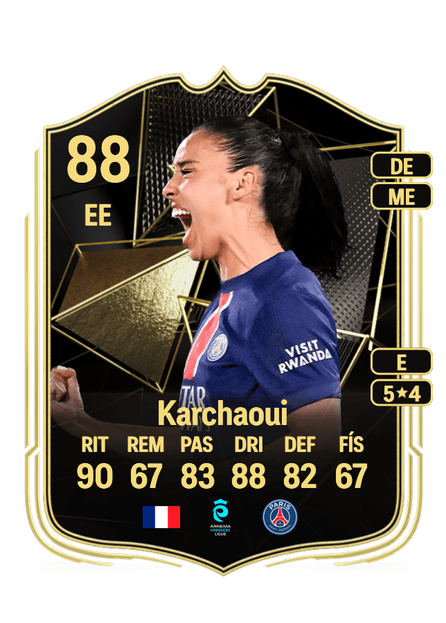 Sakina Karchaoui card