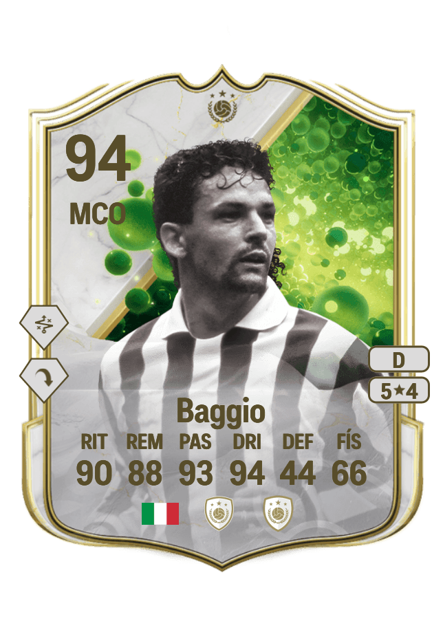 Roberto Baggio card