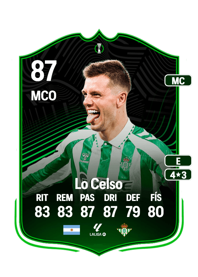 Giovani Lo Celso card