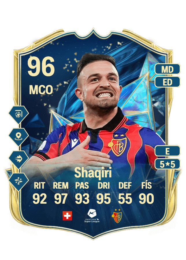 Xherdan Shaqiri card