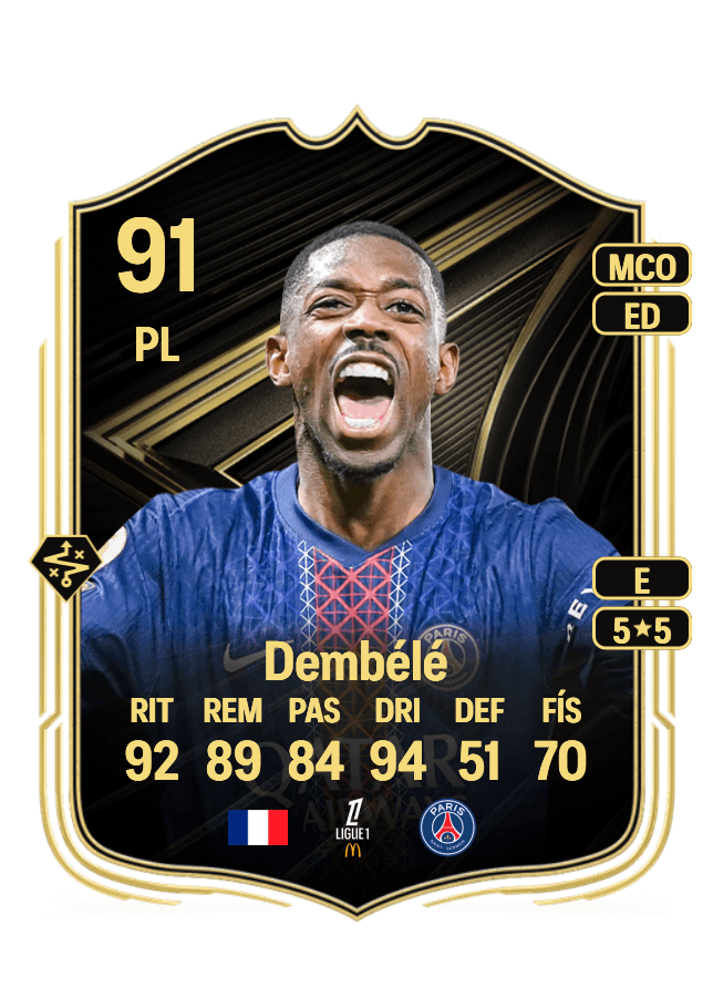 Ousmane Dembélé card