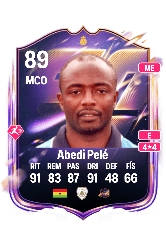 Abedi Pelé card