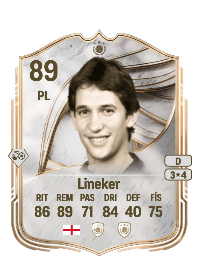 Gary Lineker card