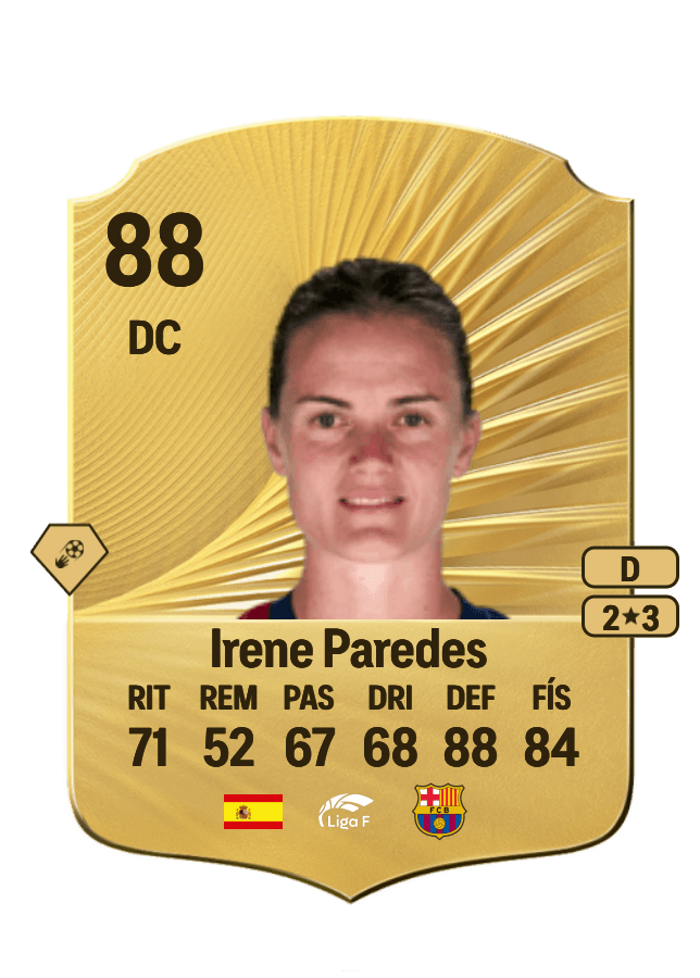Irene Paredes card