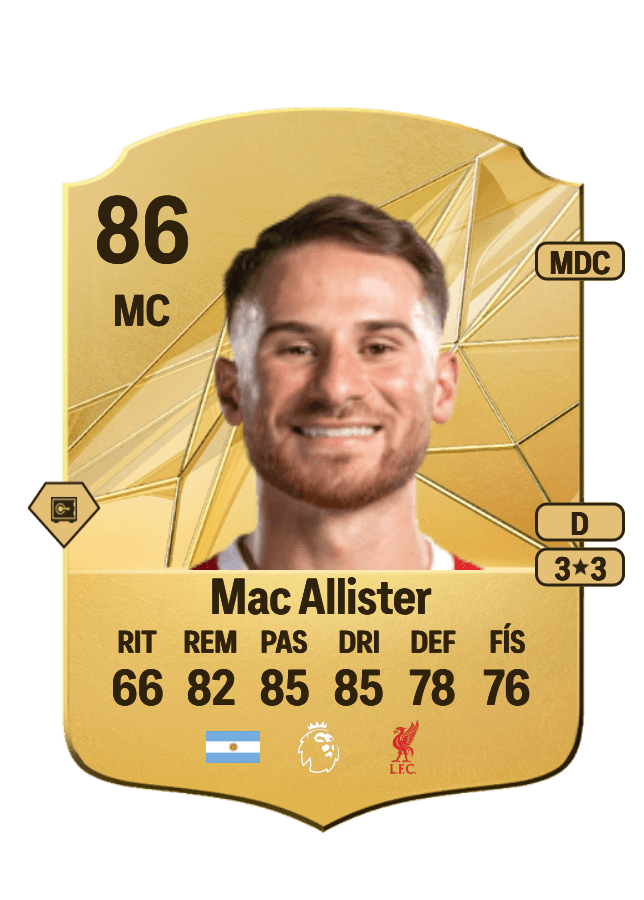 Alexis Mac Allister card