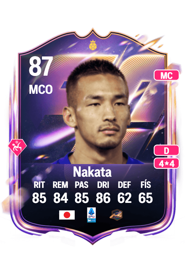 Hidetoshi Nakata card