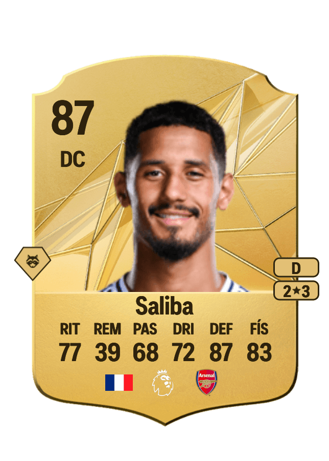 William Saliba card