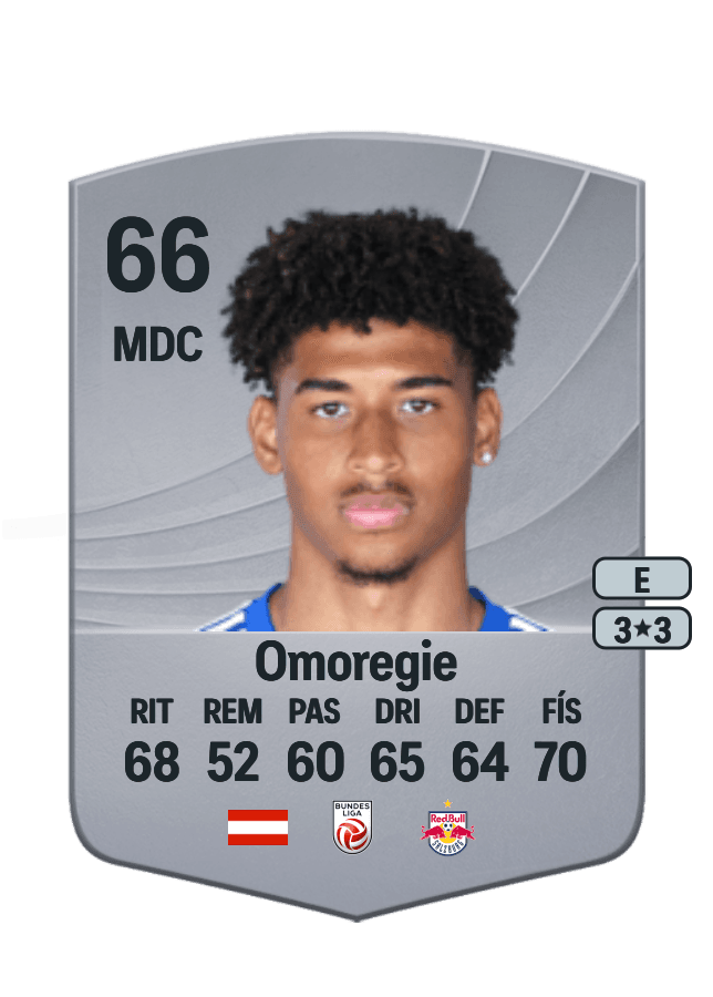 Justin Omoregie card