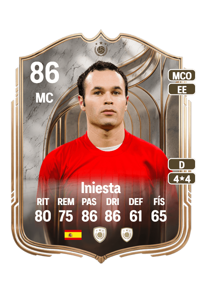 Iniesta card