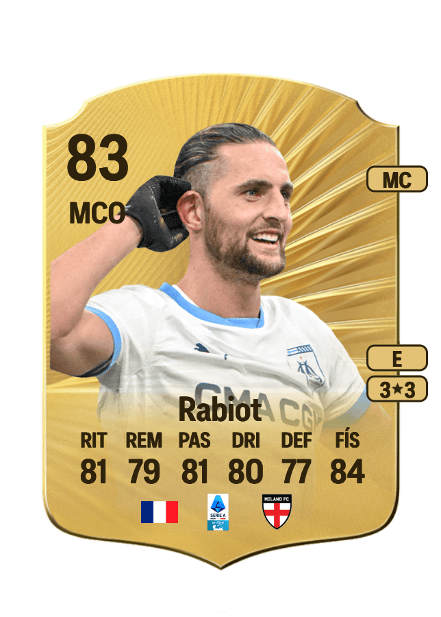 Adrien Rabiot card