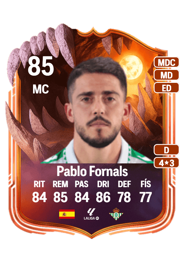 Pablo Fornals card