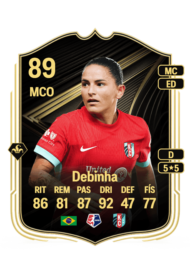 Debinha card