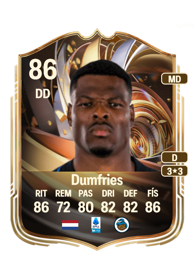 Denzel Dumfries card