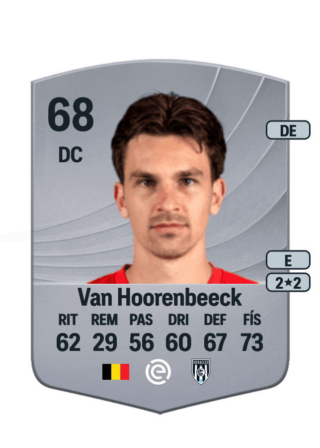 Alec Van Hoorenbeeck card