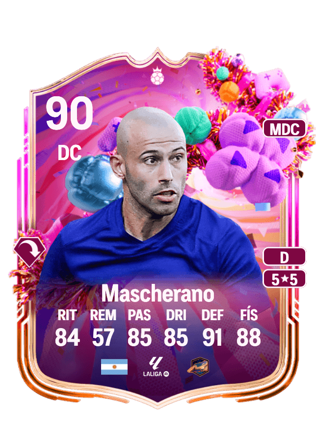 Javier Mascherano card