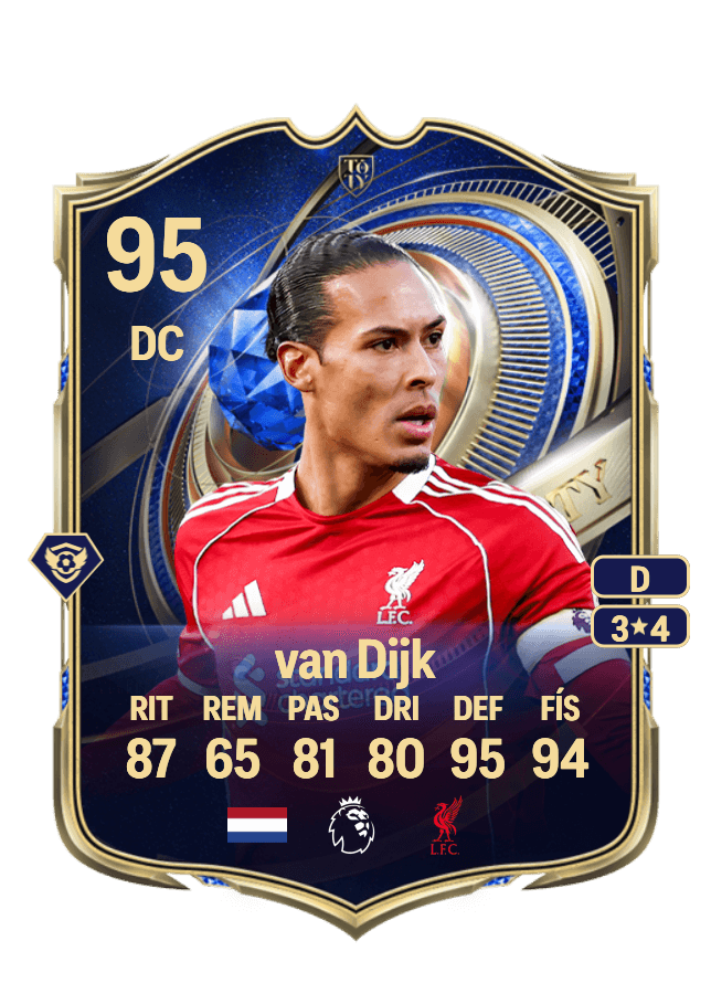 Virgil van Dijk card