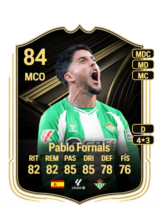 Pablo Fornals card