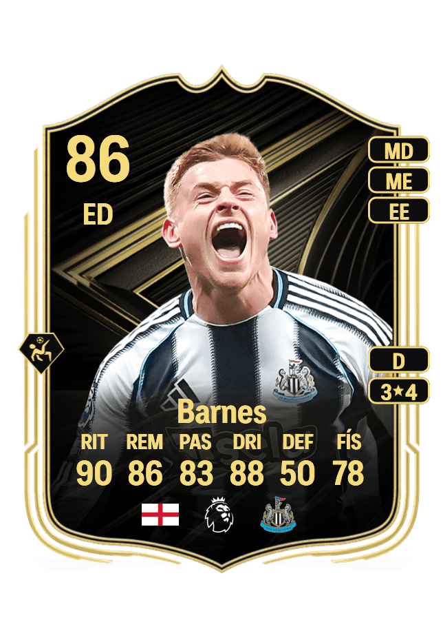 Harvey Barnes card