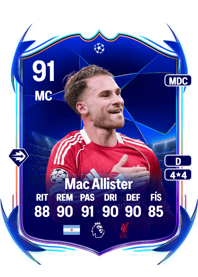Alexis Mac Allister card