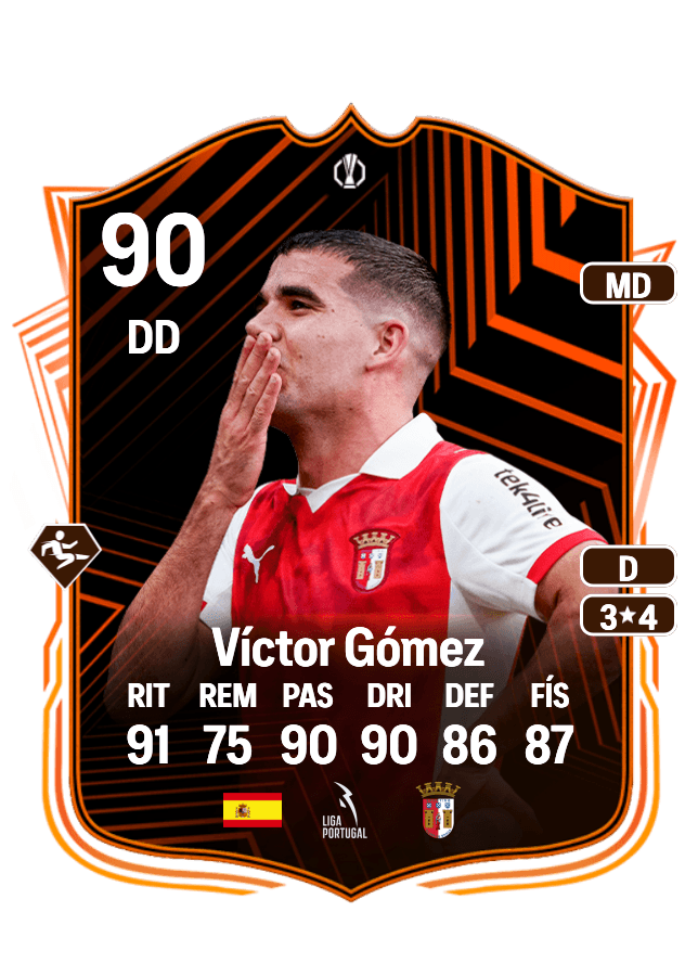 Víctor Gómez card