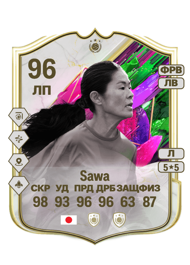 Homare Sawa card
