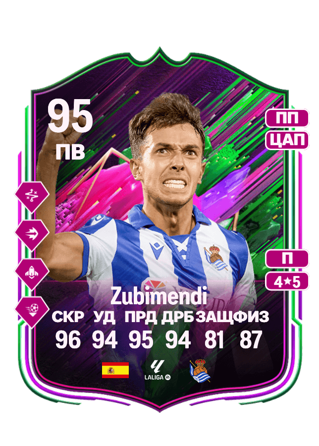 Zubimendi card