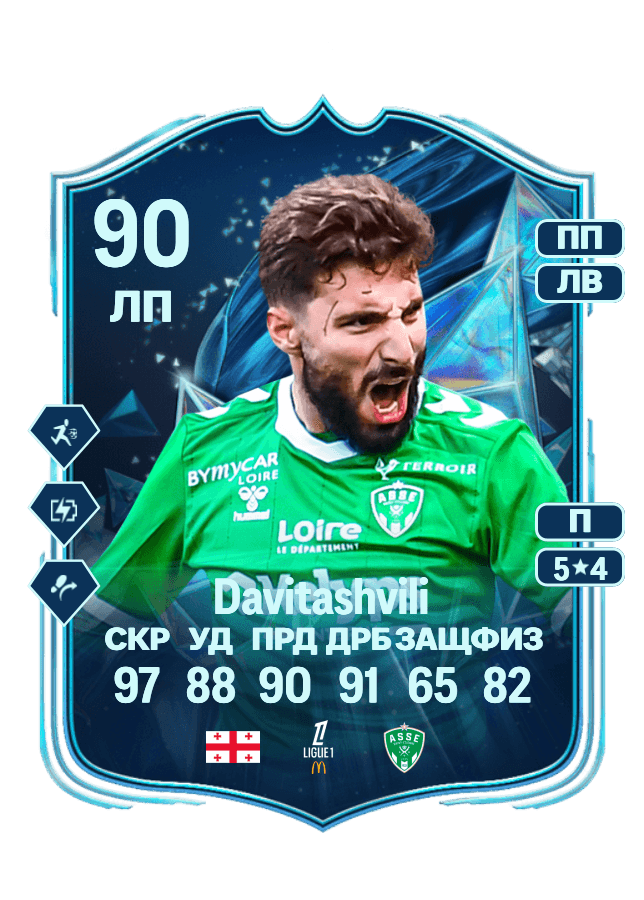 Zuriko Davitashvili card