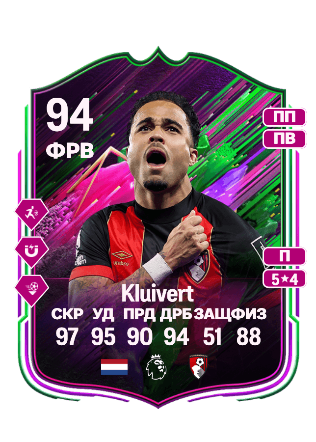 Justin Kluivert card